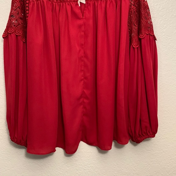 BOSTON PROPER Flowy Long Sleeve, Embroidered Blouse/Preowned - Picture 10 of 17